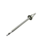 Vite a sfere C7 SFU1605 150 mm 200 mm 300 mm 500 mm 1150 mm 1550 mm con singola chiocciola a sfere BK/BF12 RM1605 Estremità della vite a sfere lavorata for CNC(250mm)