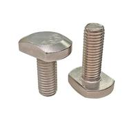 Vite a testa a T, 1-5 bulloni a T in acciaio inossidabile GB37 M5-M12(M6 5PCS,X100mm)