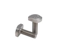 Vite a testa a T, Bulloni a T in acciaio inossidabile 304 con filettatura da M5 a M12, lunghezza 12-70 mm(12mm,M6(2Pcs))