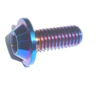 Vite A Testa Bombata T30 Torx M6 10-35 In Titanio Per Macchine Da Corsa