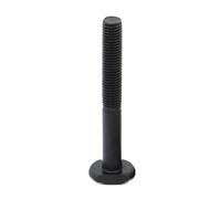 Vite a testa cilindrica Bullone di serraggio a testa cilindrica con a T, in acciaio al carbonio nero M6 M8 M10 M12, for fresatrice a forma, asta filettata, cava a(45mm,M6 2pcs)