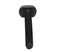 Vite a testa cilindrica Bullone di serraggio a testa cilindrica con testa a T, in acciaio al carbonio nero M6 M8 M10 M12, for fresatrice a forma di T, con asta filettata, con cava a T(100mm,M12 1pc)