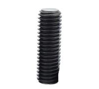 Vite a testa cilindrica conica, 1/50 pezzi M2 M2.5 M3 M4 M5 M6 M12 M14 M16 in acciaio nero grado 12.9 con esagono incassato, punta piatta, bullone di fissaggio, vite di fermo(12mm,M2.5 50pcs)