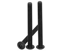 Vite a testa cilindrica ovale rotonda con esagono incassato in acciaio al carbonio nero grado 10.9 M3 M3*18/20/22/25/28/30/32/35/40/45/50(20pcs M3x28)
