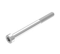 Vite a testa cilindrica SECCARO M6 x 70 mm, acciaio inossidabile V2A VA A2, DIN 912 / ISO 4762, cava esagonale, filo parziale, 20 pezzi