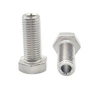 Vite a testa esagonale esterna speciale in acciaio 304, filettatura passante, M4, M5, M6, M8, M10, M12, M14, M16, M20(M10x16 (5pcs))