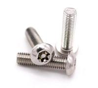 Vite a testa esagono, Viti a testa tonda Torx in acciaio inossidabile 304 con perno da M2 a M12(18mm,10pcs M4)