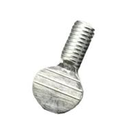 Vite a testa piatta 2 pezzi M8 viti a testa zigrinata in acciaio al carbonio bulloni for decorazioni domestiche lunghezza vite a mano 12 mm-25 mm(M8mmx16mm)