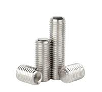 Vite a testa piatta con filettatura fine in acciaio inossidabile 304 A2 - da M3 a M16, bullone senza testa for la lavorazione dei metalli(16mm,M12x1.5mm-5pcs)
