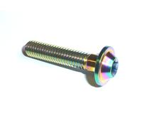 VITE A Testa Piatta Torx T30 In Titanio Bassa Prolunga RAINBOW M6 X 30 GR5