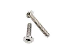 Vite a testa piatta ultra sottile e bassa incrociata M1.4 M1.6 M2 M2.5 M3 M4 M5 M6 in acciaio inossidabile 304(100pcs M1.6x3mm)