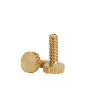Vite a testa piatta zigrinata, Chiodo a vite a mano a testa piatta zigrinata in ottone M3-M10(5pcs M4X30X10)