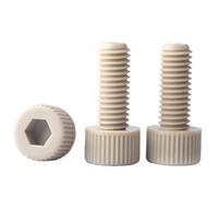 Vite a testa piatta zigrinata, Viti zigrinate 2/5 pezzi Dimensioni multiple DIN912 Temperatura ad alta resistenza Presa esagonale(5pcs M2.5x8)