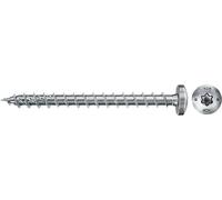 Fischer 670646-100 viti per truciolato Power-Fast II 5,0 x 70, Pan Head con stella interna TX filettatura completa, zincate tramite galvanizzazione, blu passivate (art. n. 670646)