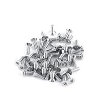 Vite a Testa Svasata 5/10/50pcs Vite a testa svasata piatta Torx a sei lobi M1.4 .6 M2 .5 M3 M4 M5 M6 M8 Bullone a in acciaio inossidabile 304(40mm,M1.6 x 50pcs)
