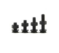 Vite a testa svasata in nylon con dado e rondella piatta, set di tre combinazioni, isolato in plastica(Black,M2.5X20)