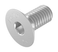 Vite a testa svasata SECCARO M10 x 20 mm acciaio inox V2A VA A2 DIN 7991 / I