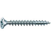 Spax, 0/1030/001/4,5/16/ /01, Vite universale, 4,5 x 16 mm, 1000 pezzi, testa svasata, Croce recesso Z, 4Tagliare, filo pieno, zincato blank A2J - 1081010450165