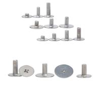Vite a testa tonda piatta e sottile a croce Bullone M2.5*L Testa diametro 8mm for supporto for unità portatile Notebook Computer fai da te 25 pezzi (2.5MM_M2.5)