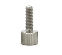 Vite a testa zigrinata rotonda in acciaio inossidabile 304 | Dimensioni: pezzi Scenario di utilizzo: Regolazione delle macchine utensili(10mm,M2.5 (10pcs))