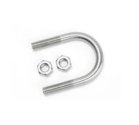 Vite a U/bullone a U/clip a U/vite di estensione a fissaggio in acciaio inossidabile, clip for impieghi gravosi, gancio a forma U per Traino Auto Navi Riparazione(2set M6x38x58)