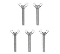Vite ad ala, Vite ad alette in acciaio inossidabile M10 da 5 pezzi, dispositivi di fissaggio a serraggio manuale adatti for applicazioni apparecchiature elettroniche(M10x110mm)
