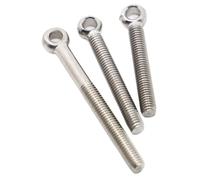 Vite ad occhiello a pesce con bullone a testa fiss Set di golfari in acciaio inossidabile 304 M5-M12 20-100 mm(M5 5pcs,30mm)