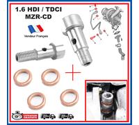 Vite Alto Fondo Guarnizioni Tubo Lubrificazione Olio Turbo 1.6 HDI 037660 037655