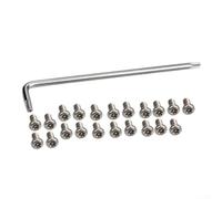 Vite antifurto e accessorio chiave per scooter elettrico vano batteria piastra pavimento fissaggio batteria e furto (telaio X I A O M I argento)