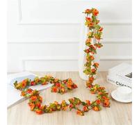 Vite artificiale, ghirlanda natalizia di fiori artificiali rosa da 2,5 metri for la decorazione della stanza casa for matrimoni(Color 12)