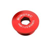 Vite autoestrattiva per movimento centrale burgtec shimano per pedivelle shimano xtr xt slx lx deore saint zee e bike rosso da gara