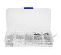 Vite autofilettante 1000pcs, M1 M1.2 M1.4 M1.7 Mini set di viti filettate a testa cilindrica in acciaio inossidabile, viti autofilettanti di fissaggio
