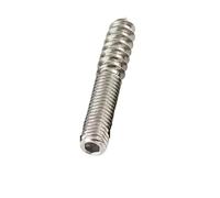 Vite autofilettante a doppia testa Set di viti a testa esagonale con doppia testa e filettatura a punta su un'estremità(40mm,M8-2pcs)