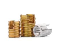 Vite autofilettante a fessura, cassa filettata, acciaio inox/in acciaio inox/in acciaio in acciaio al carbonio vite, M2M2.5-M16M20-Acciaio inossidabile M6 * esterno M10 * lungo 14 [2 pz