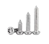 Vite autofilettante for legno a testa tonda con perno di sicurezza, a sei lobi, in acciaio inossidabile 304, M2 M2.3 M2.6 M3 M3.5 M4 M5 M6(20mm,50pcs M3)