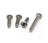 Vite autofilettante for mobili in legno a testa tonda con croce in acciaio inossidabile 304 da 3-30 mm M1-1,2 M1,4-1,7 M2-2,3 M2,6-3 M4-5 M6 wanglan(6mm,M1 20pcs)