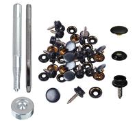 Vite Bottoni Automatici 3 Parti + Fissaggio Mano Tools per Pelle Cappotti 15mm