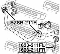 FEBEST BZSB-211F Gommino barra stabilizzatrice