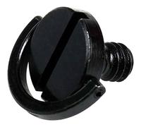 Vite Caruba da 1/4" con anello a D - nero