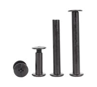 Vite Chicago In Acciaio Inossidabile 304 | M4 M5 nero rivetto a testa piatta for bloccare la vite viti di rilegatura dell'album fotografico(M5x30mm(10Set))