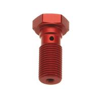 Vite Collegamento Di Tubo M10 X 1.25 Alluminio Rosso MCH901R