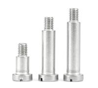 Vite con spalla posizionabile, Bullone di limite con tappo a vite for gradino a spalla intaglio da M2 a M6 in acciaio inossidabile 2 pz(4xM3x8mm)