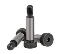 Vite con tappo esagonale in acciaio al carbonio | Bullone del gradino limite di uguale altezza della spalla(5pcs M6X30XM5)