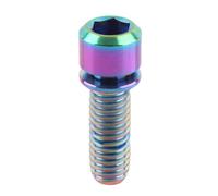 Vite con Testa Conica in Lega di Titanio con Rondella per Mountain Bike, M6 x 16 / 20mm, Leggera e Resistente alla Corrosione - Resistenti a Temperature Estreme, Ideale per Sport (M6X16)