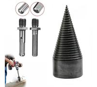 VITE CONICA SPACCALEGNA 50 mm FRESA LEGNO PUNTA PER TRAPANO CON 2 ATTACCHI