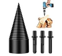 Vite conica spaccalegna 50mm fresa legno punta per trapano con 3 attacchi
