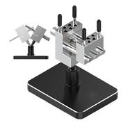 Vite da banco da scrivania 2 in 1 - Piccola vite da banco di precisione con base antiscivolo | Pressa portatile a sgancio rapido ad alta resistenza per la produzione di gioielli, falegnameria