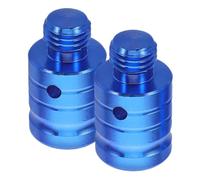 Vite Decorativa per Specchietto Retrovisore Moto, Lega Alluminio Blu | Retrovisore per Moto, Accessori Bici Vintage, Tergicristalli Specchietti, Montaggio 10mm, Stile Retrò