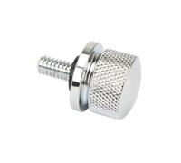 Vite del kit dado bullone sedile parafango posteriore | Compatibile con Harley Sportster Roadking Fatbob Softail Dyna Street DUBNRGC(Chrome)