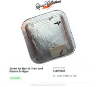 Vite del Ponte Bariletto, Ruotismo e Bilanciere x1 Nuovo Blister NOS per Rolex (